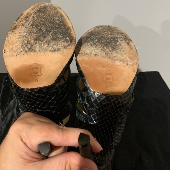 Alexandre Birman Snakeskin Platforms - Picture 7 of 7